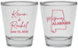 Personalized Wedding Shot Glasses - Alabama | 100