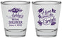 Personalized Bridal Shower Shot Glasses - Here Comes The Bride | 100000