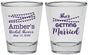 Personalized Bridal Shower Shot Glasses - She's Getting Married | 100008