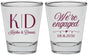 Personalized Engagement Shot Glasses - We Are Engaged | 10001