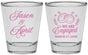Personalized Engagement Shot Glasses - We Are Engaged | 10003