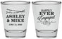 Personalized Engagement Shot Glasses - Happily Ever Engaged | 10006