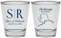 Personalized Wedding Shot Glasses - Alaska | 101
