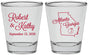 Personalized Wedding Shot Glasses - Georgia | 109