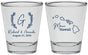 Personalized Wedding Shot Glasses - Hawaii | 110