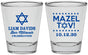 Personalized Bar Mitzvah Shot Glasses - 13th Birthday Mazel Tov | 110018