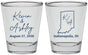 Personalized Wedding Shot Glasses - Indiana | 113