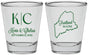 Personalized Wedding Shot Glasses - Maine | 118