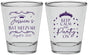 Personalized Bat Mitzvah Shot Glasses - 12th Birthday Tiara | 120002