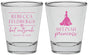 Personalized Bat Mitzvah Shot Glasses - 12th Birthday Princess | 120003