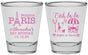 Personalized Bat Mitzvah Shot Glasses - 12th Birthday Paris | 120004