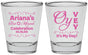 Personalized Bat Mitzvah Shot Glasses - 12th Birthday Oy Vey | 120008