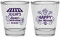 Personalized Bat Mitzvah Shot Glasses - 12th Birthday Cupcake | 120010