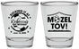 Personalized Bat Mitzvah Shot Glasses - 12th Birthday Soccer | 120013