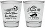Personalized Bat Mitzvah Shot Glasses - 12th Birthday Soccer | 120014