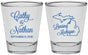 Personalized Wedding Shot Glasses - Michigan | 121
