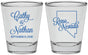 Personalized Wedding Shot Glasses - Nevada | 127