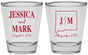 Personalized Wedding Shot Glasses - New Mexico | 130