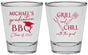 Personalized Graduation Shot Glasses - Class Of 2027 Bbq | 130009