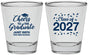 Personalized Graduation Shot Glasses - Class Of 2027 Cheers Graduate | 130021