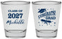 Personalized Graduation Shot Glasses - Class Of 2027 Congrats | 130027