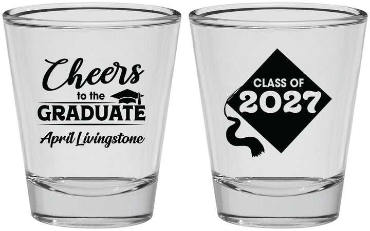 Personalized Graduation Shot Glasses - Class Of 2027 Tassel Hassel | 130033