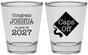 Personalized Graduation Shot Glasses - Class Of 2027 Caps Off | 130045