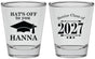 Personalized Graduation Shot Glasses - Class Of 2027 Hats Off | 130049