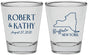 Personalized Wedding Shot Glasses - New York | 131