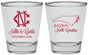 Personalized Wedding Shot Glasses - North Carolina | 132
