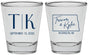 Personalized Wedding Shot Glasses - North Dakota | 133