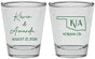 Personalized Wedding Shot Glasses - Oklahoma | 135