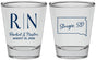 Personalized Wedding Shot Glasses - South Dakota | 140