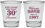 Personalized Class Reunion Shot Glasses - Class Of 1997 30 Year | 140007