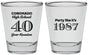 Personalized Class Reunion Shot Glasses - Class Of 1987 40 Year | 140008