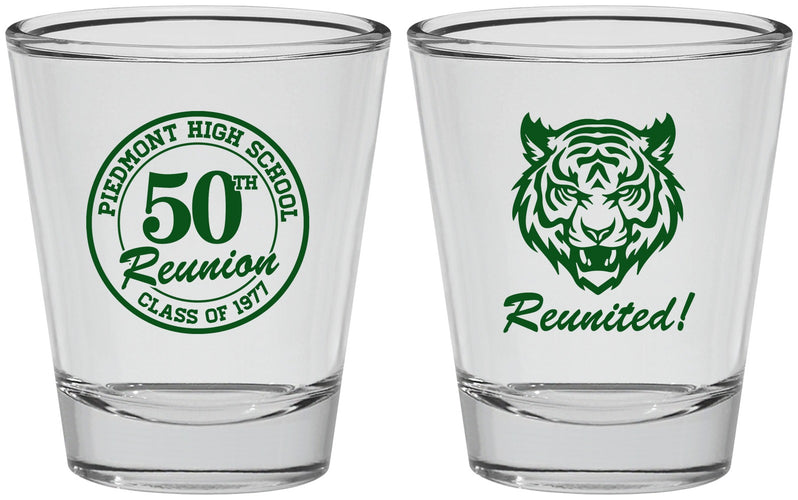 Personalized Class Reunion Shot Glasses - Class Of 1977 50 Year | 140009