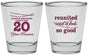 Personalized Class Reunion Shot Glasses - Class Of 2007 20 Year | 140011