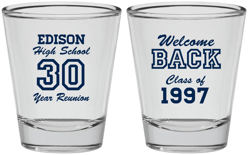 Personalized Class Reunion Shot Glasses - Class Of 1997 30 Year | 140022