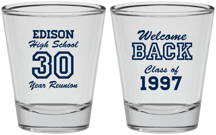Personalized Class Reunion Shot Glasses - Class Of 1997 30 Year | 140022