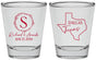 Personalized Wedding Shot Glasses - Texas | 142