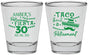 Personalized Retirement Shot Glasses - Taco Bout A Retirement | 150003
