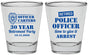 Personalized Retirement Shot Glasses - Police Officer | 150010