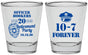 Personalized Retirement Shot Glasses - Police Officer | 150012