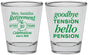 Personalized Retirement Shot Glasses - Teacher | 150020