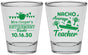 Personalized Retirement Shot Glasses - Nacho Average Teacher | 150023
