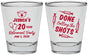 Personalized Retirement Shot Glasses - Nurse | 150026