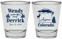 Personalized Wedding Shot Glasses - Colorado | 155