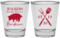 Personalized Family Reunion Shot Glasses - Bbq Barbeque | 160003