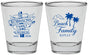 Personalized Family Reunion Shot Glasses - Beach Family Repeat | 160014