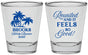 Personalized Family Reunion Shot Glasses - Beach Reunited | 160017